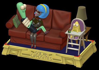 Robo Wife Solar Opposites diorama