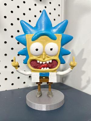 Spongerick Sanchez - Rick Sanchez and Spongebob Squarepants Mashup