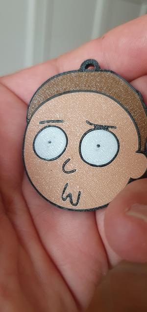 Multicolor Morty (Rick and Morty) keychain