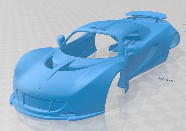 Hennessey Venom GT 2012 Printable Body Car
