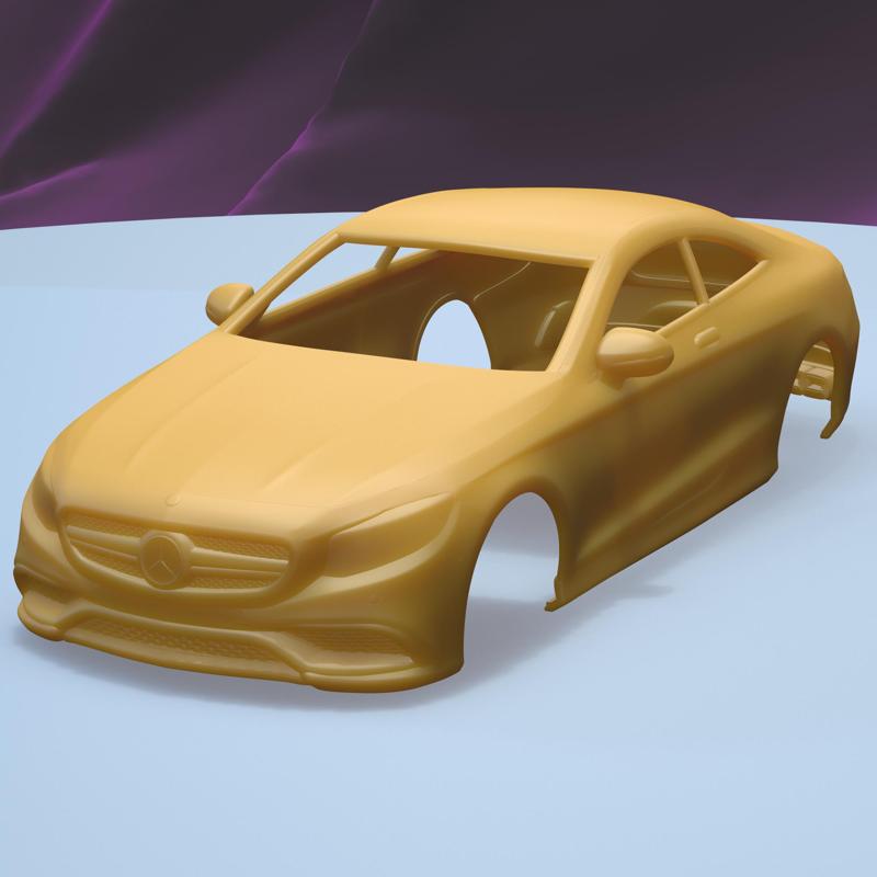 MERCEDES S63 AMG COUPE 2015 (1/24) printable car body