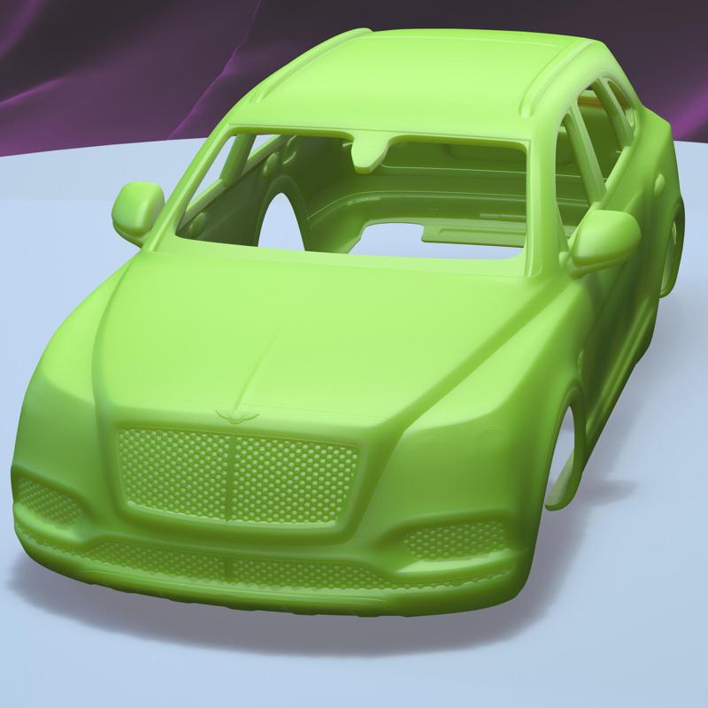 BENTLEY BENTAYGA 2016  (1/24) printable car body