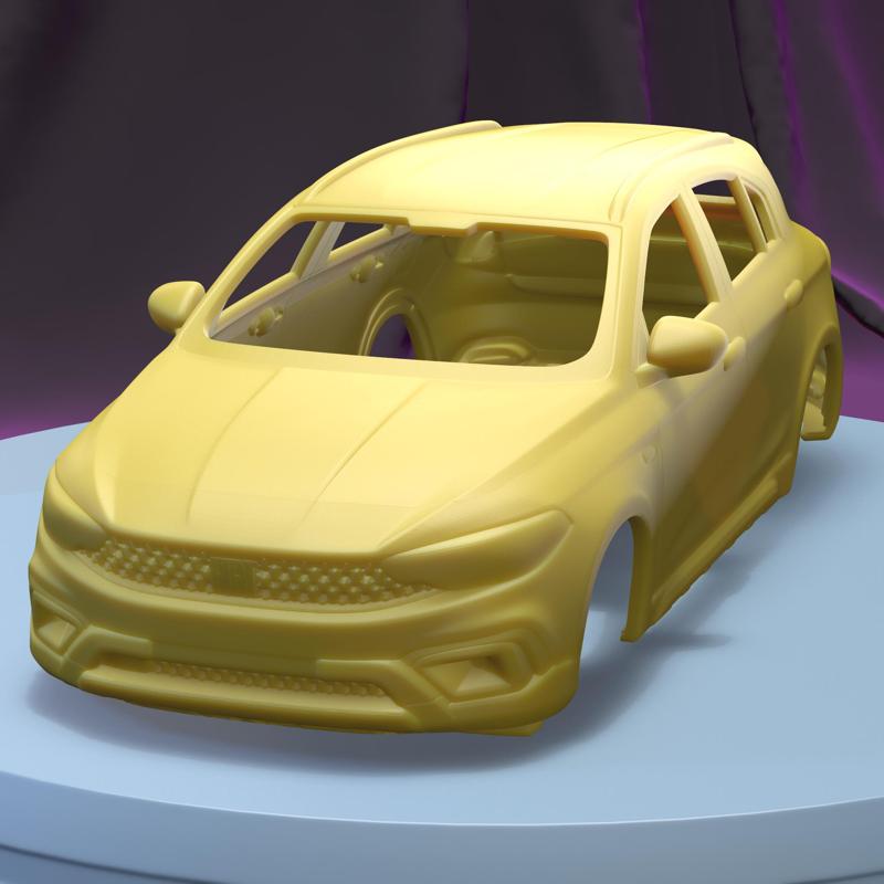 FIAT TIPO CROSS 2021  (1/24) printable car body