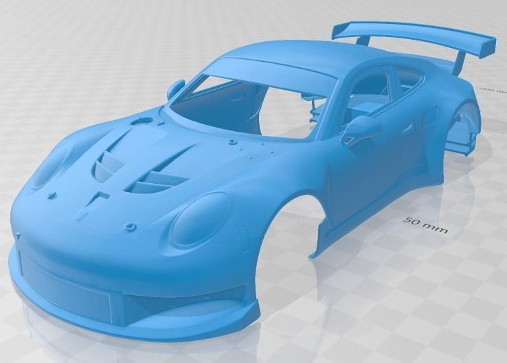 Porsche 911 Carrera 991 RSR 2013 Printable Body Car