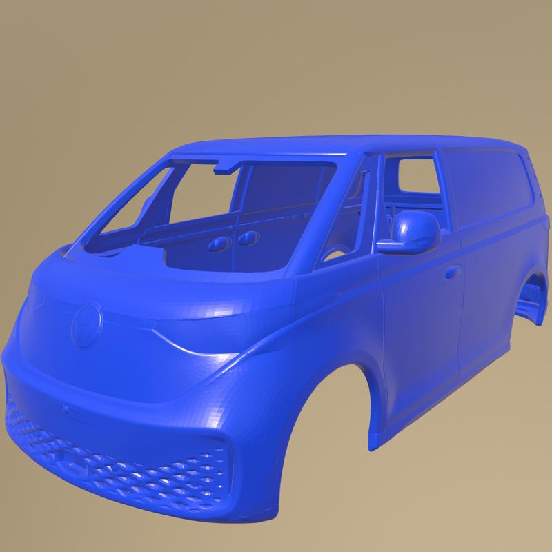 Volkswagen ID Buzz Cargo 2023 PRINTABLE CAR BODY