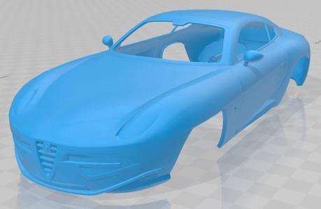Alfa Romeo Disco Volante 2013 Printable Body Car