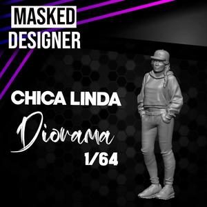 PRETTY GIRL DIORAMA 164