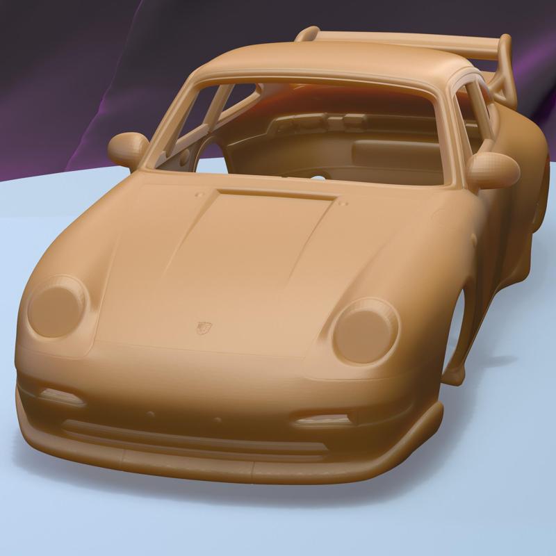 PORSCHE 911 CARRERA RS CLUBSPORT 1995  (1/24) printable car body
