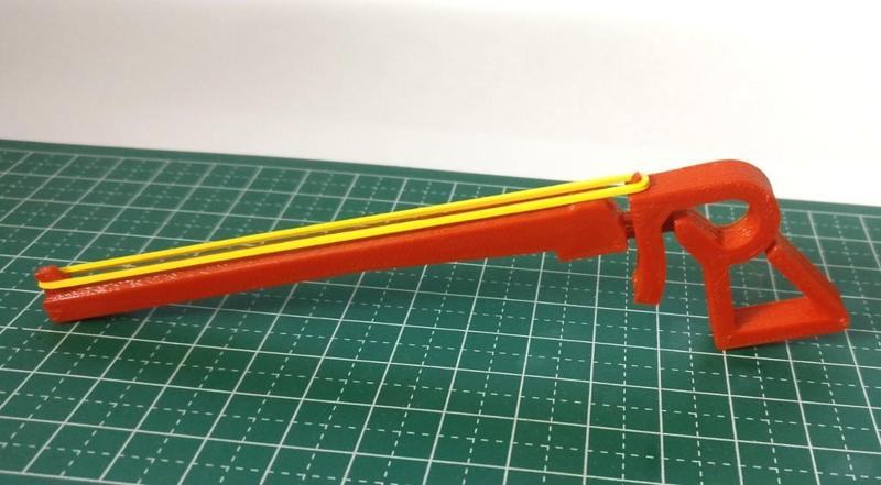 Simple Rubber Band Gun