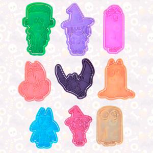 Bluey Halloween cookie cutter set of 9