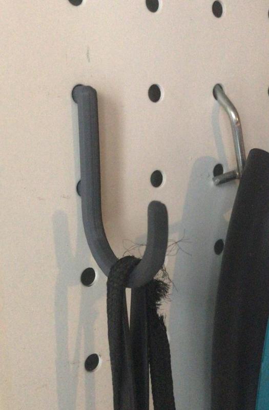 Pegboard customizable round hook