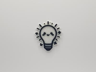 Happy Bulb Keychain
