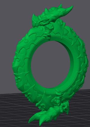 Godfall - Custom Ring [RESIN] [JEWEL] [JEWEL