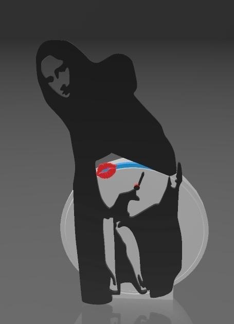 Suporte Alexa Echo Pop Banksy Mona Lisa 2 Modelos