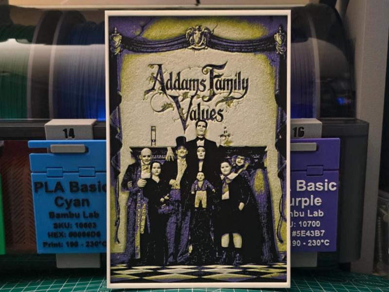 Addams Family Values Movie Poster - Hueforge Art