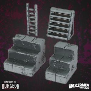 DarkMyth Dungeon - Stairs & Ladders