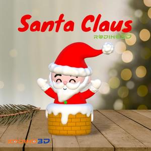 Santa Claus with chimney - Papa Noel con chimenea - Santa Claus with chimney