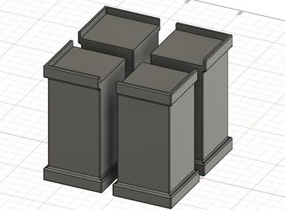 IKEA  Lack 10cm Risers