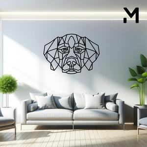 Wall silhouette - Bernese mountain dog - Geometry