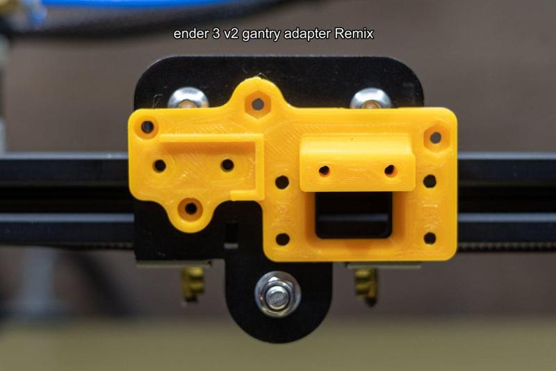 Ender 3 V2 Hero Me Gen5 better gantry adapter (OEM hotend)