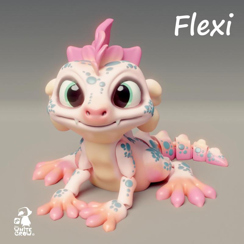 Cute cartoon flexible dragon