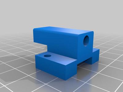 Magnet holder for HALL effect end stop sensor