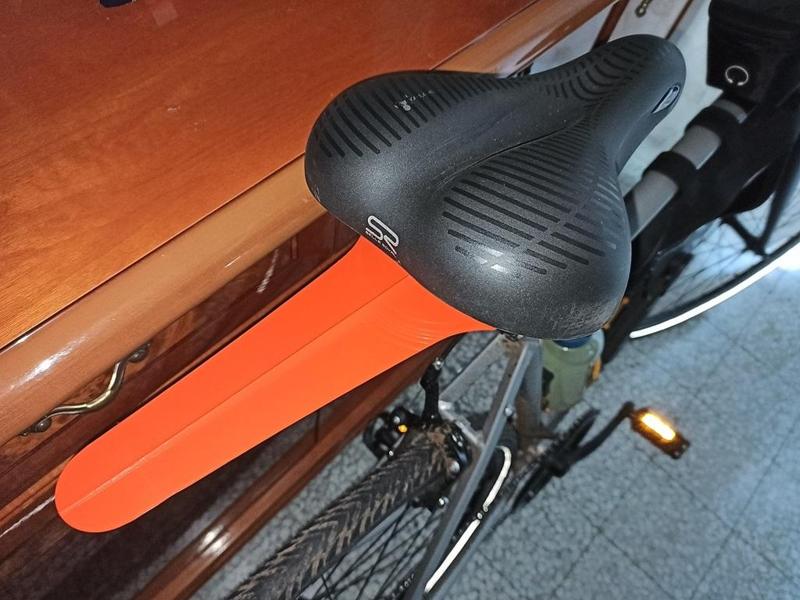 Saddle bike mudguard fender v3