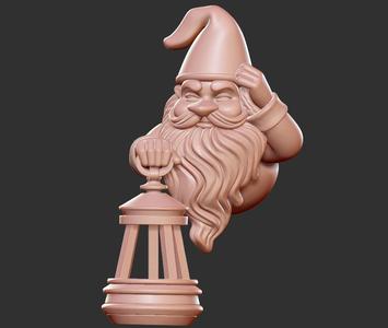 Gnome Tea Light Wall Holder