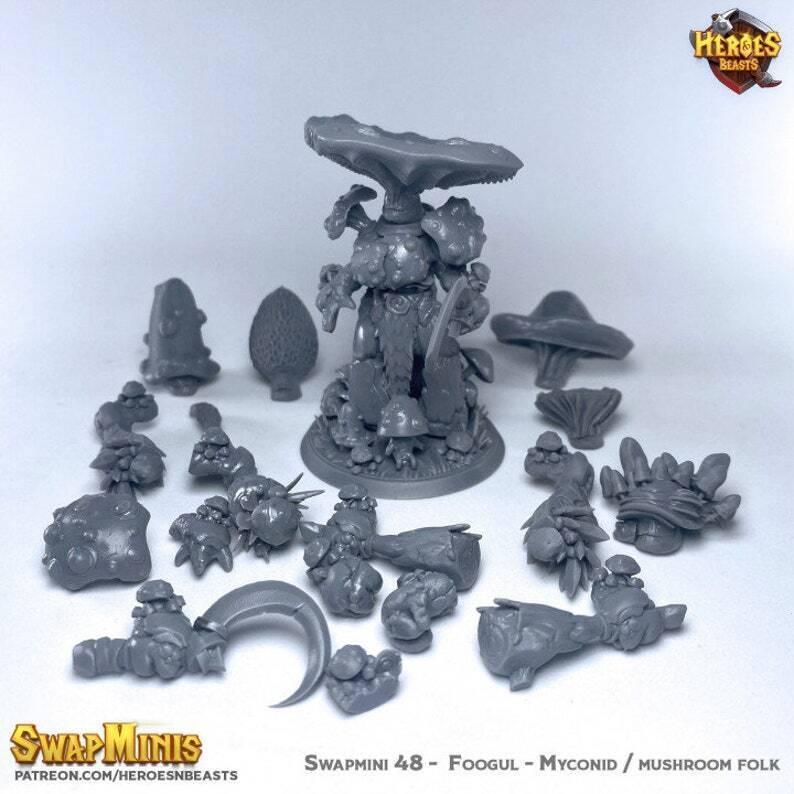 Swapmini 48 - Foogul - Myconid / mushroom folk