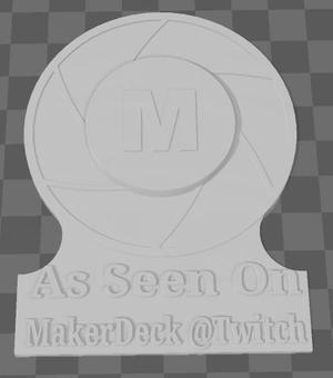 As Seen On MakerDesk - Remix of MakerDeck Logo