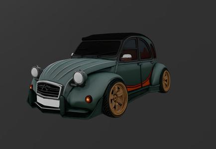 CITROEN 2CV TUNE COLLECTION CARTOON CARS