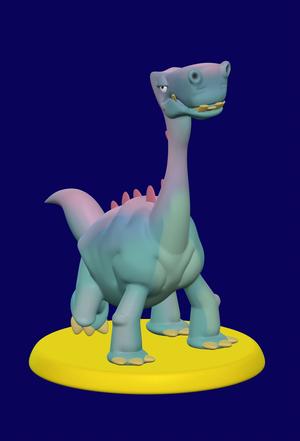 Cartoon dinosaur