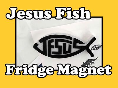 Jesus Fish Fridge Magnet