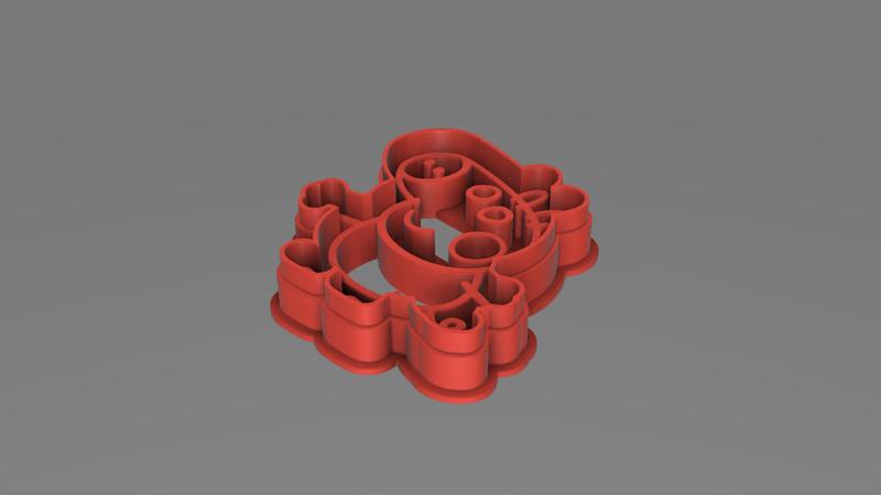 Peppa Pig George Pig Cookie Cutter Embossed