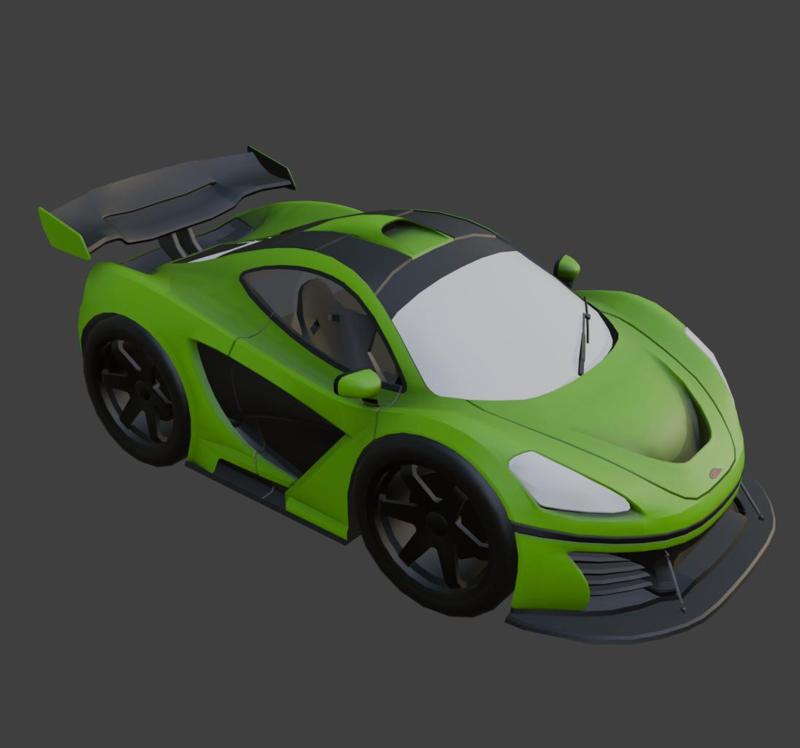 CARTOON CARS MCLAREN 3d PRINT STL