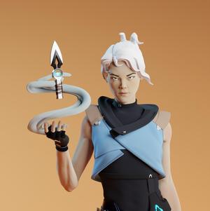 Jett-Valorant fan art