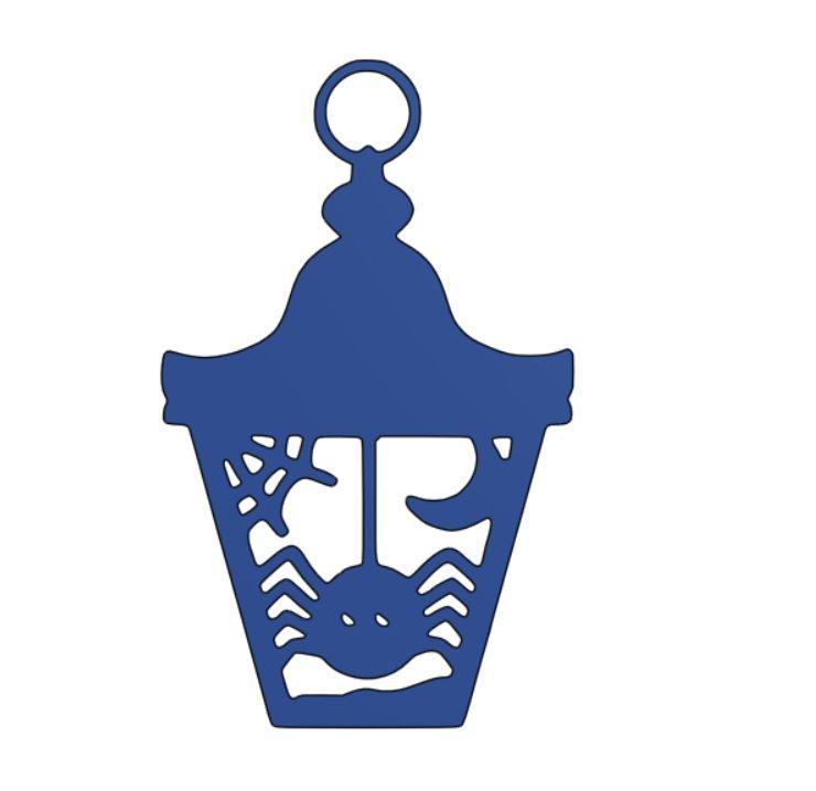 Creepy Spider Lantern Ornament / Creepy spider lantern pendant