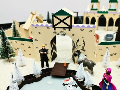 Castle walls with openable gate NO LIMIT EXPANSION