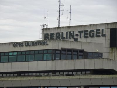 TXL Flughafen Tegel Hautgebäude Lithophan