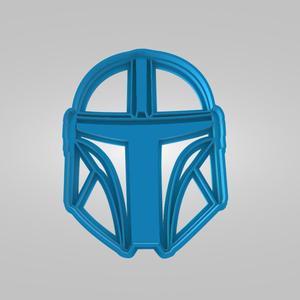 Mandalorian Helmet Cookie Cutter