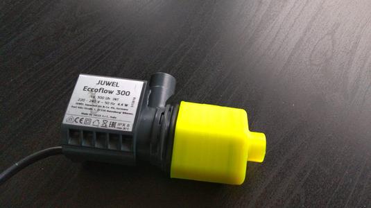 Juwel EccoFlow (300) adapter - Rhombus to Circle (16mm)