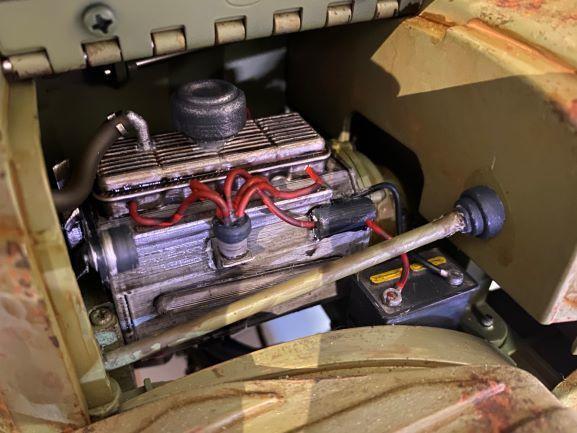 Kingkong ZIL 540 Motorabdeckung Enginecover