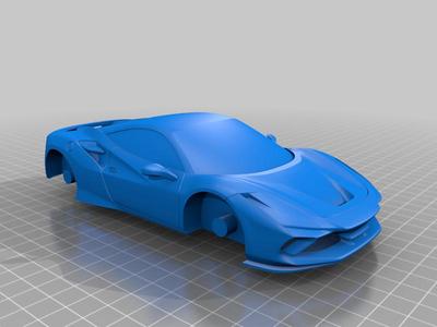 3D print FERRARI F8 TRIBUTO 