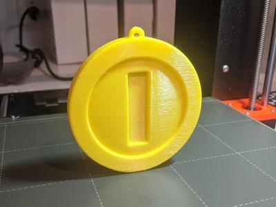 Mario Coin Ornament 