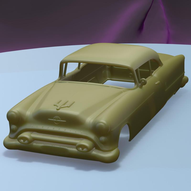 OLDSMOBILE 88 SUPER HOLIDAY COUPE 1954 (1/24) printable car body