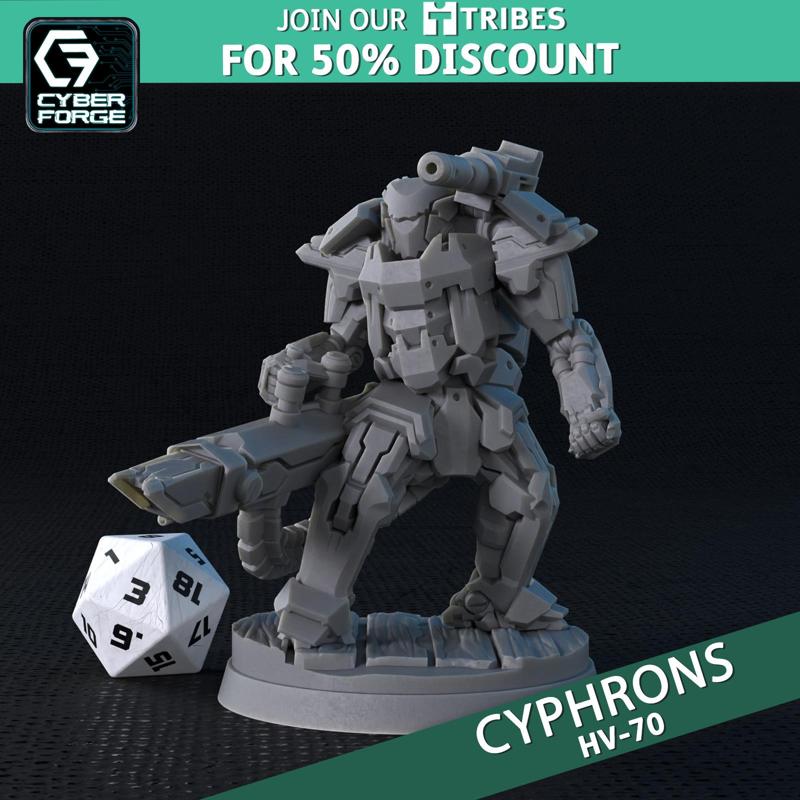 Cyphrons - HV-70 - Additional Miniatures