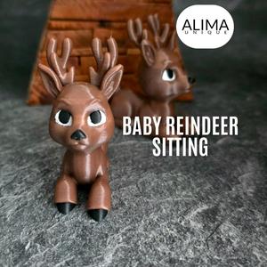 Cute Baby Reindeer - sitting / standing