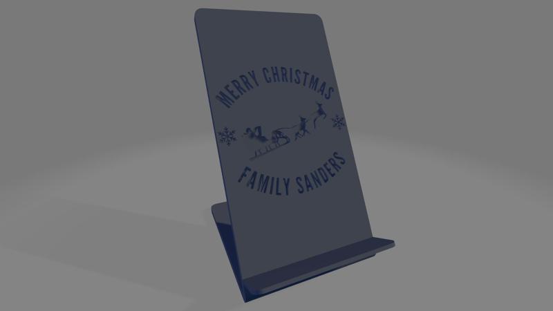 Sanders Family Christmas Phone Stand – The Perfect Holiday Gift!