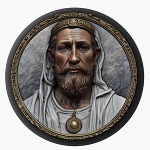 David (King of Israel) medallion pendant