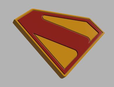SUPERMAN 'LEGACY' 2025 JAMES GUN LOGO SYMBOL BASE